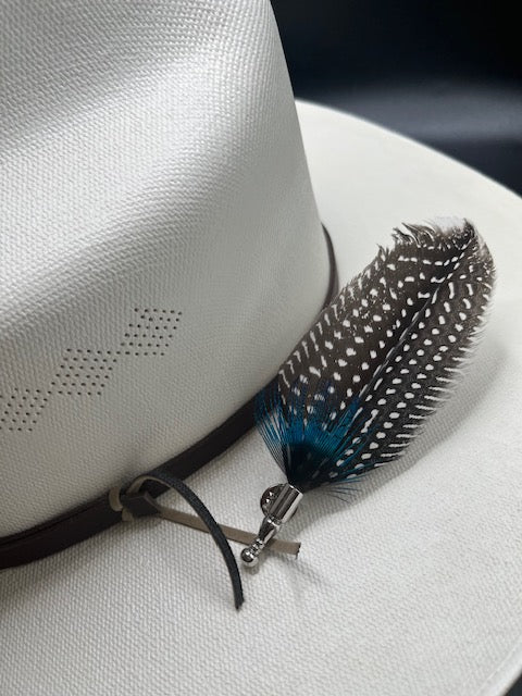Black speckled Hat pin