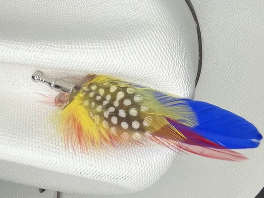 Cowboy Hat Feather pin